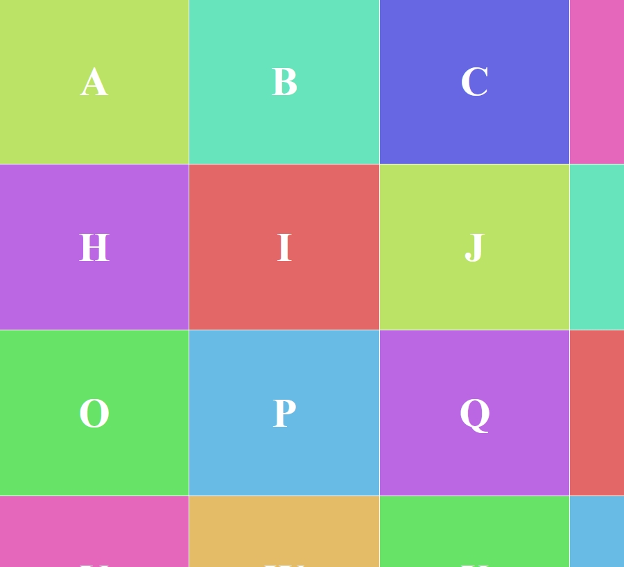 Illustration de l'application Alphabet pour enfants avec des lettres